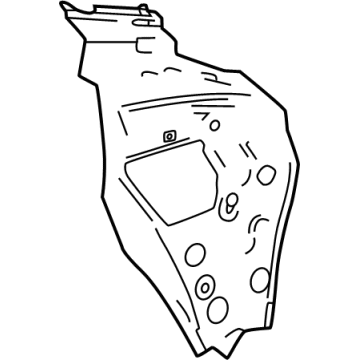 Toyota 61735-62020 Panel, Roof Side, In
