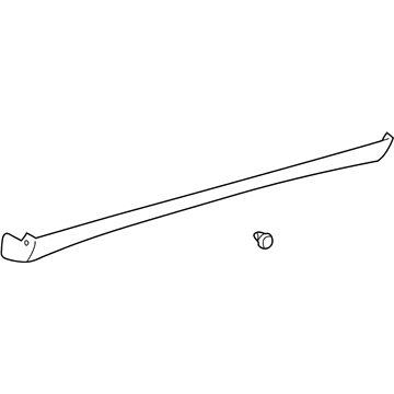 Toyota 75850-06900 Moulding, Rocker Panel, RH