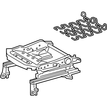 Toyota 71620-0D380 Spring Assembly, Front Seat