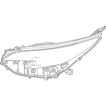 81150-08100 Genuine Toyota Headlamp Assy, Lh