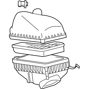 2000 Toyota Camry Air Filter Box - 17700-0A041