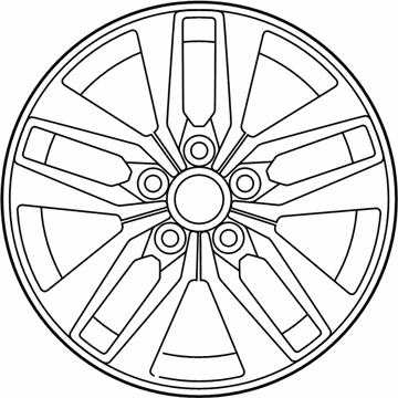 Toyota 42611-07141 Wheel, Disc