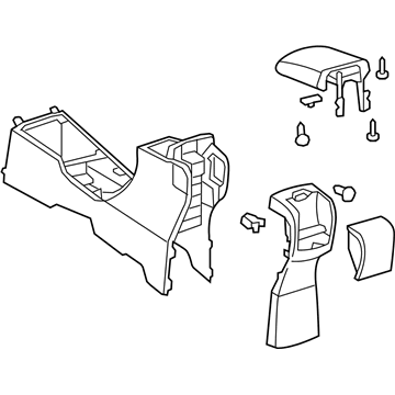 Toyota 58910-52051-B0 Box Assembly, Console, R