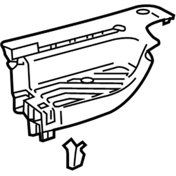 Toyota 67933-0C030-E0 Plate, Rear Door Scuff, RH