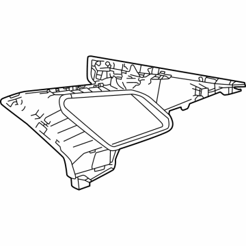 Toyota 62480-62010-A1 GARNISH Assembly, Roof S