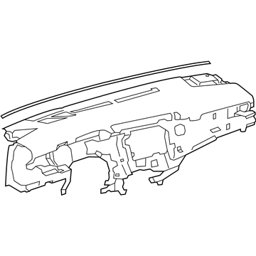 Toyota 55401-33902-B0 Pad Sub-Assembly, Instrument