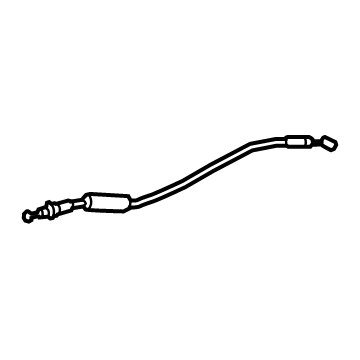 Toyota 69730-10011 Cable Assembly, Rr Door