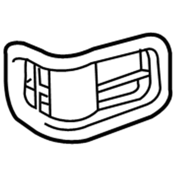 Toyota 87125-48010-A0 Grille, Heater Air Outlet