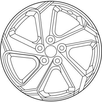 2021 Toyota RAV4 Prime Spare Wheel - 42611-42580
