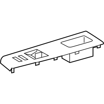 Toyota 74232-0D720-C3 Panel, Front Door ARMRE