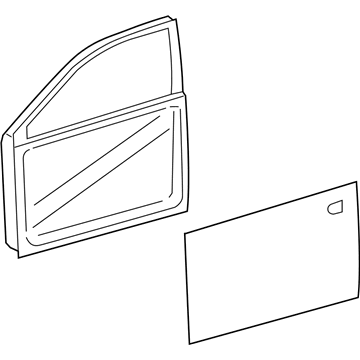 Toyota 67002-07041 Panel Sub-Assembly, Front D