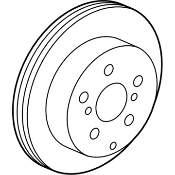 2021 Toyota RAV4 Prime Brake Drum - 42431-42080