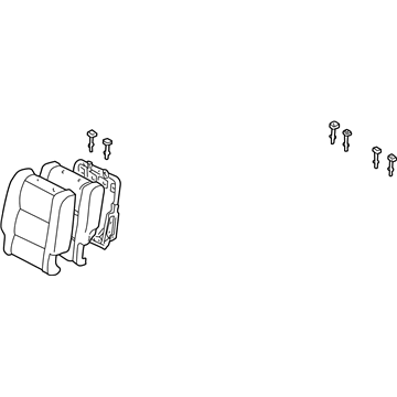 Toyota 71480-0C040-E0 Back Assembly, Rear Seat, RH