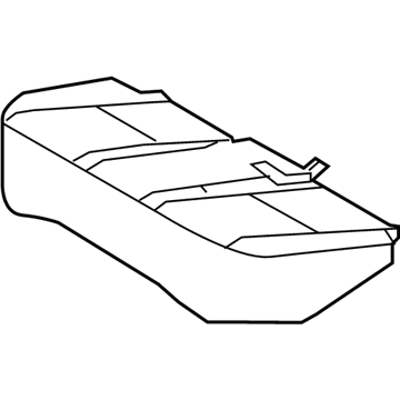 Toyota 71503-12360 Pad Sub-Assembly, Rear Seat