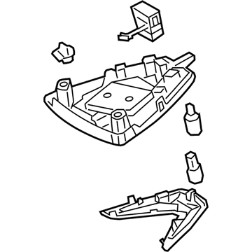 Toyota 81208-10050-C0 Lamp Sub-Assembly, Map