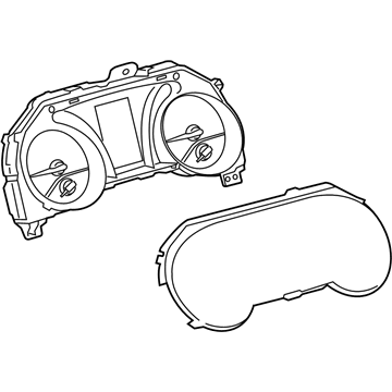 Toyota 83800-33Q10 Meter Assembly, Combination