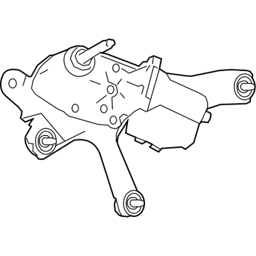 Toyota 85130-48100 Motor Assembly, Rr WIPER