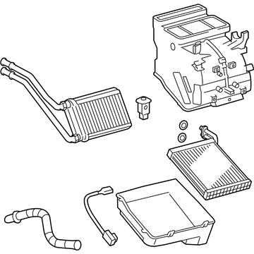 Toyota 87050-0D501 Radiator Assembly, Air C