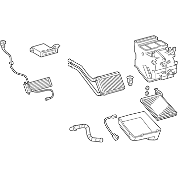 Toyota 87050-0D491 Radiator Assembly, Air C