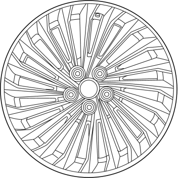 Toyota 42611-62071 Wheel, Disc
