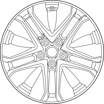 2022 Toyota Mirai Spare Wheel - 42611-62090