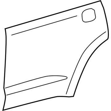 Toyota 67114-0C080 Panel, Rear Door, Outer LH