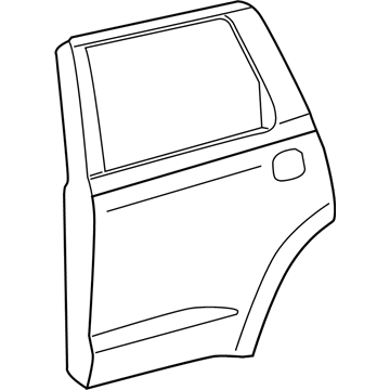 Toyota 67004-0C151 Panel Sub-Assembly, Rear D