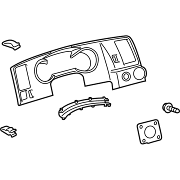 Toyota 55403-0C040 Panel Sub-Assembly, Inst