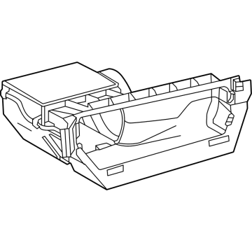 Toyota G92D1-08010 Duct, Hv Battery Int