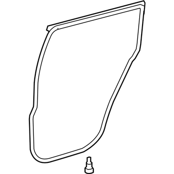 2010 Toyota Highlander Door Seal - 67872-48050