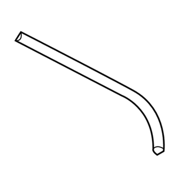 Toyota 62315-AA020 Weatherstrip, Front Door Opening Trim, Rear RH