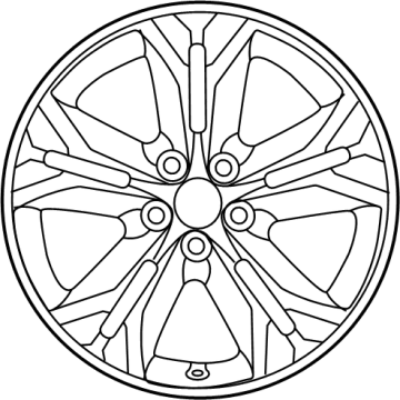 2022 Toyota Sienna Spare Wheel - 4260D-08040