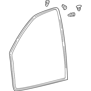 2004 Scion xA Weather Strip - 67862-52090