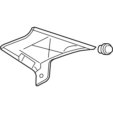 Toyota 62472-52300-B0 Garnish, Roof Side, Inner LH