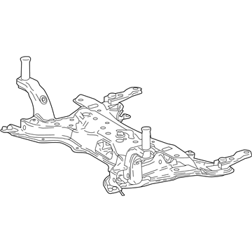 Toyota 51201-10122 CROSSMEMBER Sub-Assembly