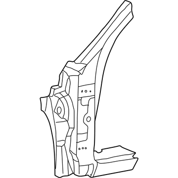 Toyota 61131-06020 Pillar, Front Body, Outer RH