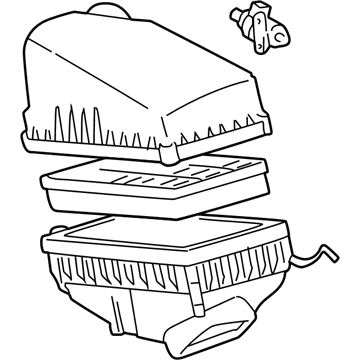 Toyota 17700-03090 Cleaner Assy, Air