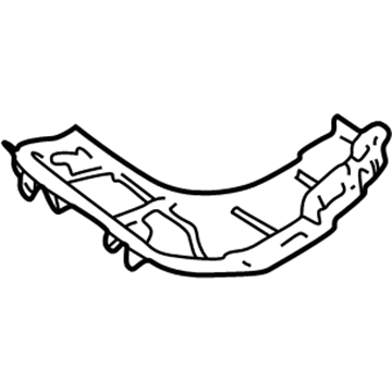 Toyota 71015-60140 Frame Sub-Assy, Rear Seat Cushion, RH