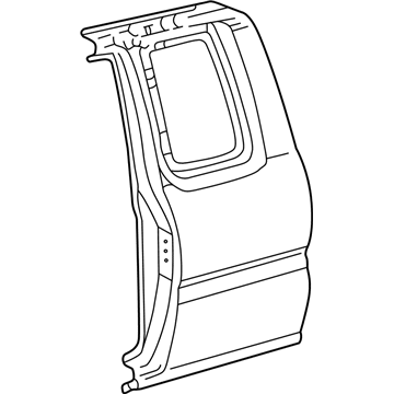 Toyota 61611-04011 Panel, Quarter, RH