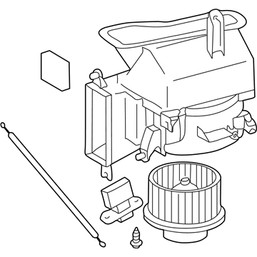 Toyota 87130-06060 Blower Assembly