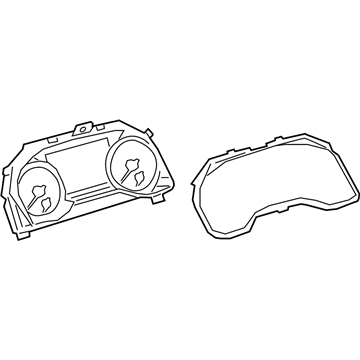 Toyota 83800-07681 Meter Assembly, COMBINAT