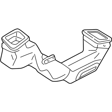 Toyota 55844-35010 Duct, Heater To Register