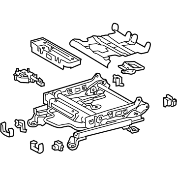 Toyota 71110-07110 Frame Assembly, Front Seat