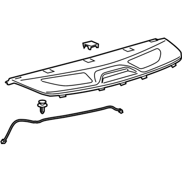 Toyota 64330-12C51-E0 Panel Assy, Package Tray Trim