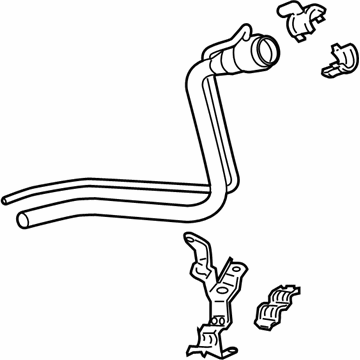 Toyota 77201-52332 Pipe Sub-Assembly, Fuel