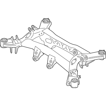 Toyota 51206-WAA07 Member Sub-Assembly, Rr