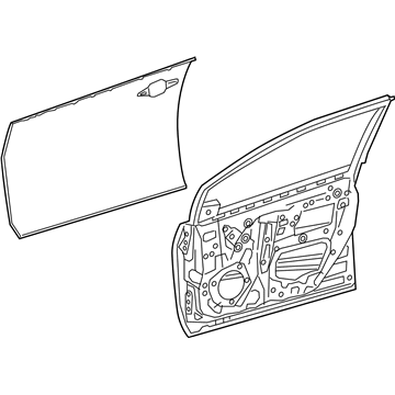 Toyota 67002-47160 Panel Sub-Assembly, Front D