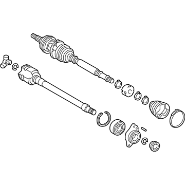 Toyota 43420-06B41 Front Drive Shaft Assembly