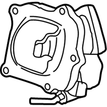 2000 Toyota Solara EGR Cooler - 25681-20020