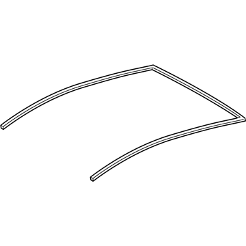 Toyota 75557-47010 MOULDING, Roof Drip